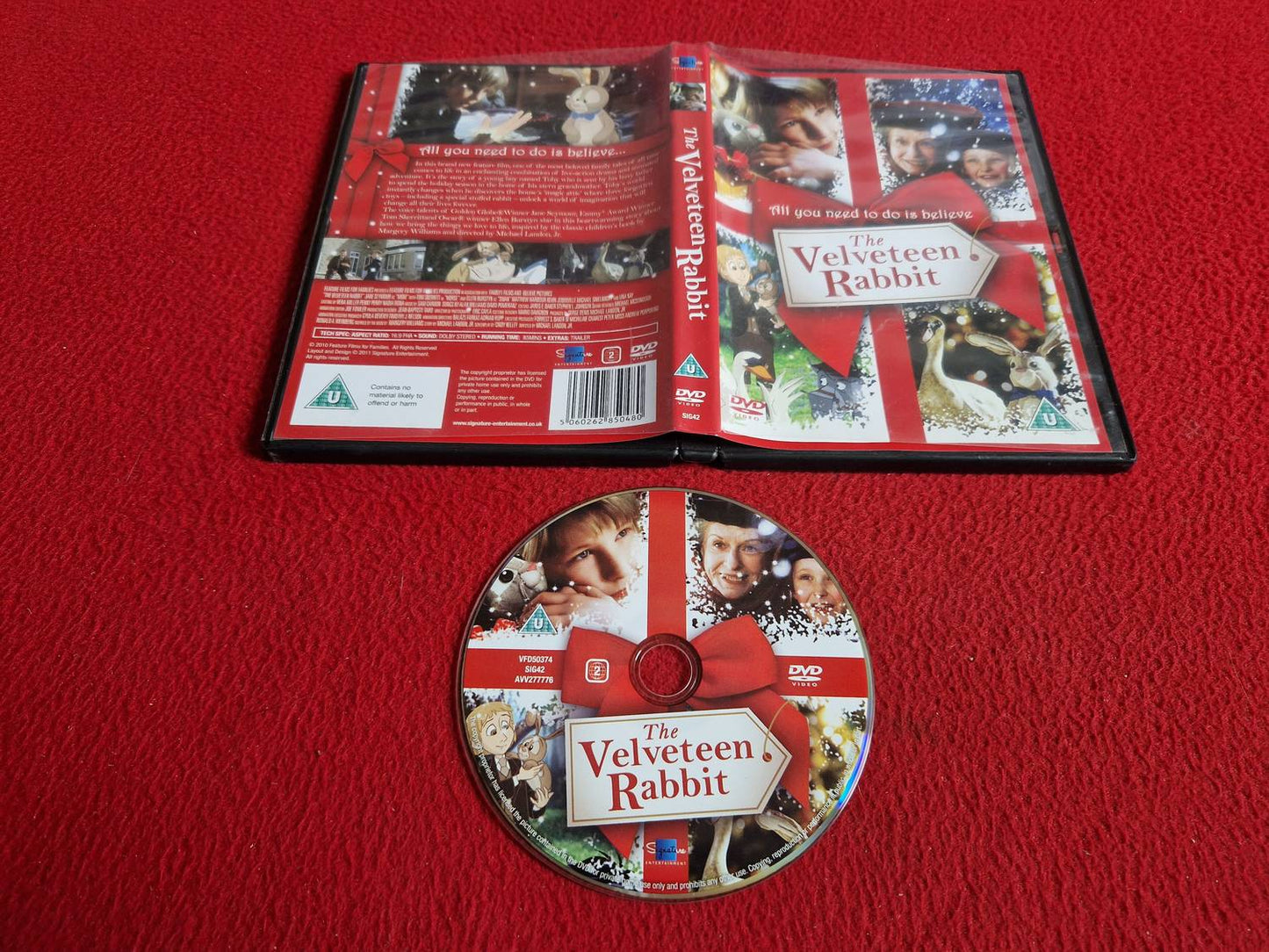 THE VELVETEEN RABBIT DVD