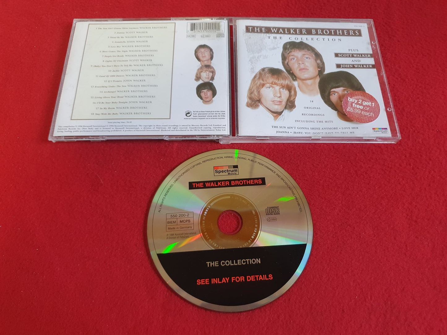 THE WALKER BROTHERS THE COLLECTION till CD