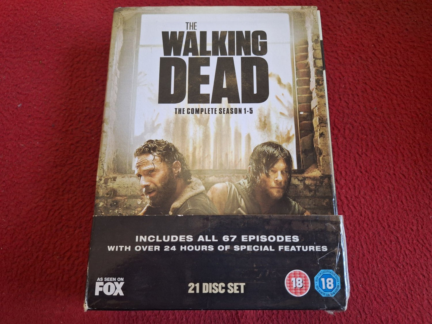 THE WALKING DEAD SEASON 1 - 5 BOX DVD