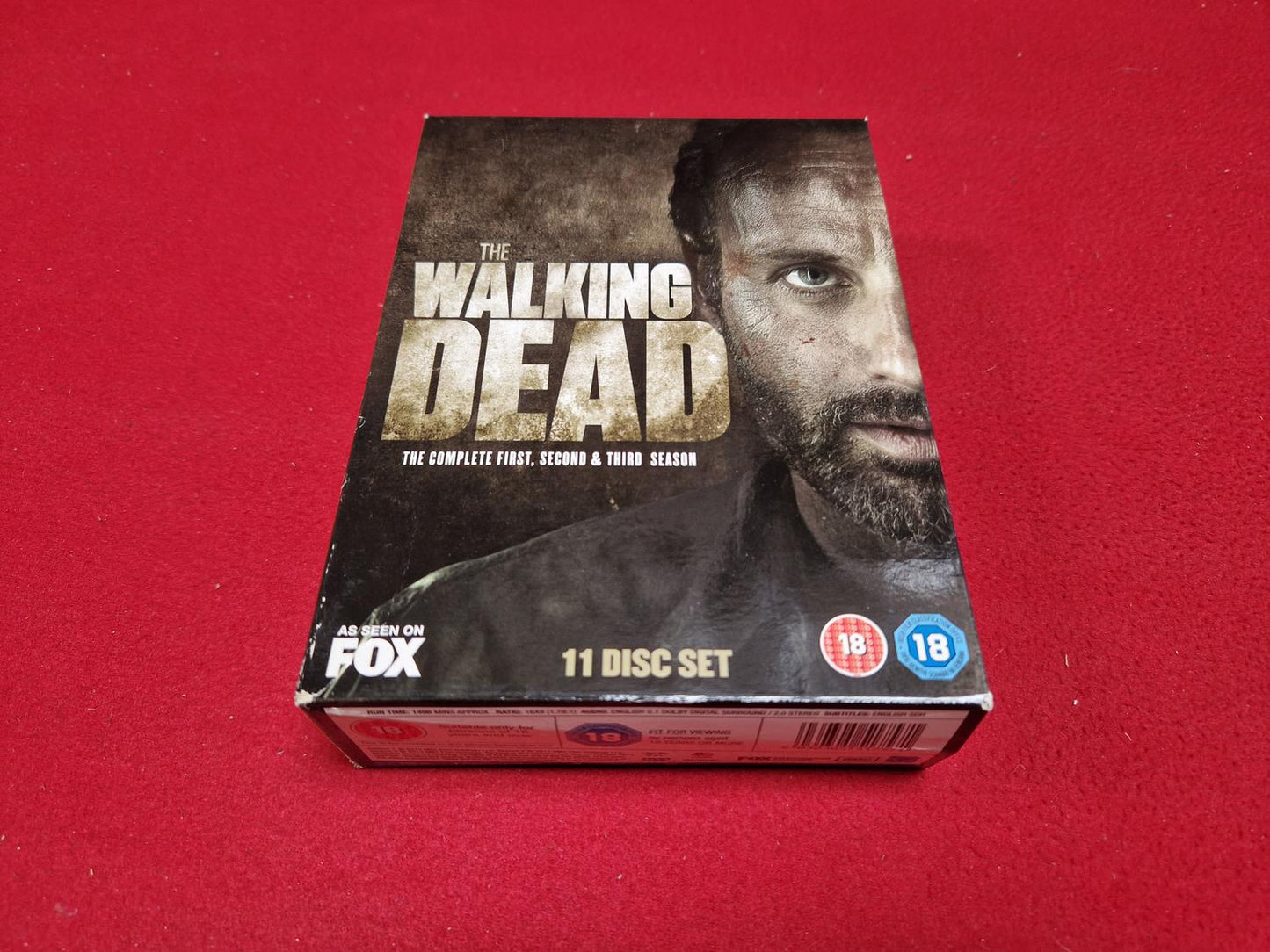 THE WALKING DEAD THE COMPLETE SEASON 1 - 3 BOX till DVD