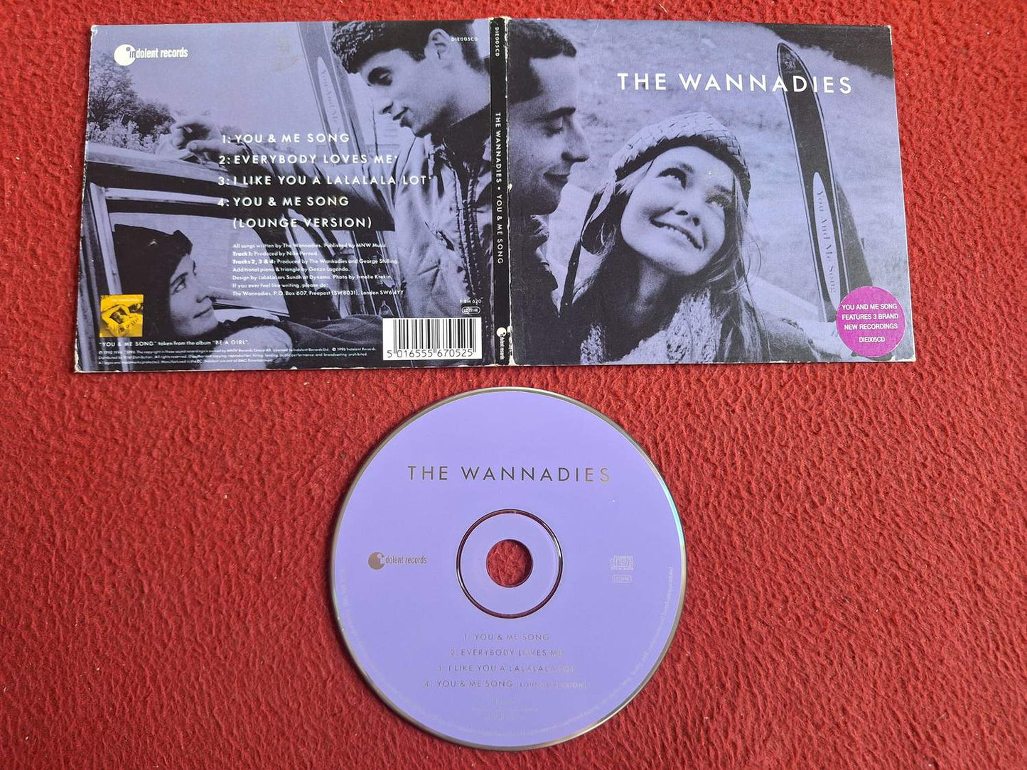 THE WANNADIES YOU & ME SONG CD