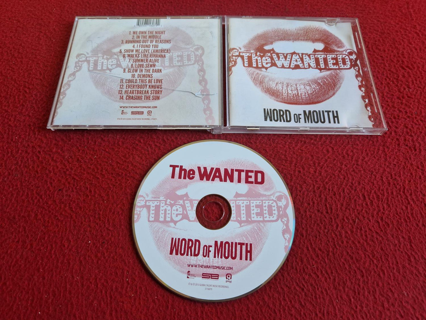 THE WANTED WORD OF MOUTH CD