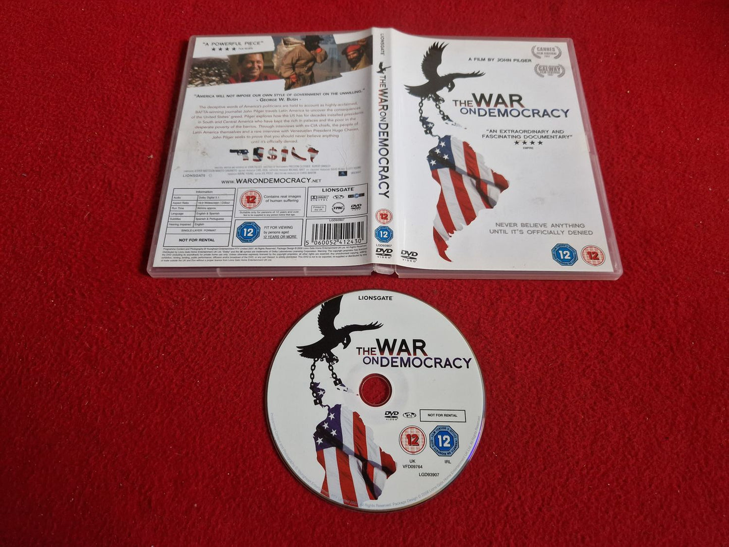 THE WAR ON DEMOCRACY DVD