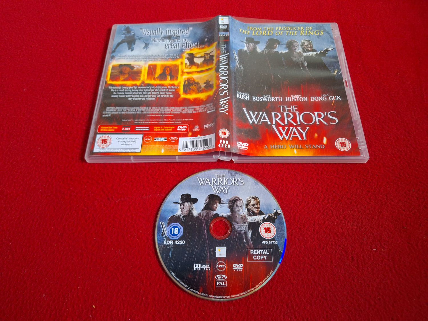 THE WARRIOR'S WAY DVD