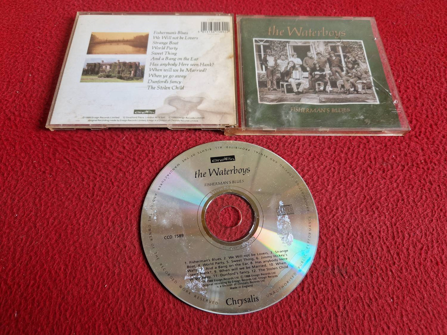THE WATERBOYS FISHERMAN'S BLUES CD
