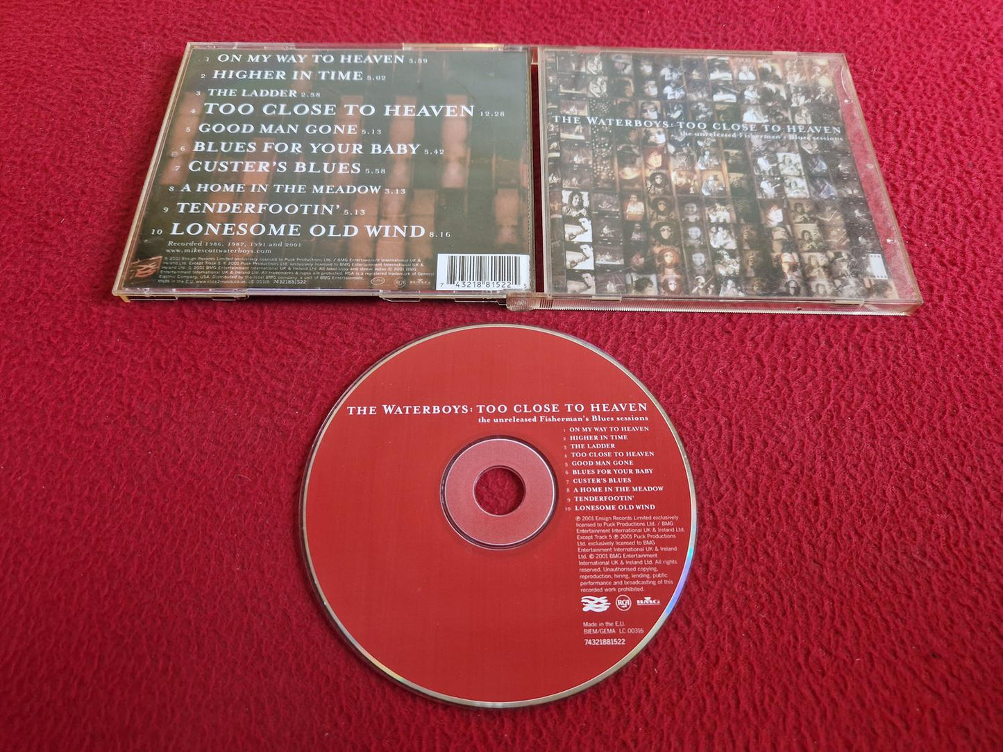THE WATERBOYS TOO CLOSE TO HEAVEN THE UNRELEASED FISHERMAN'S BLUES SESSIONS CD