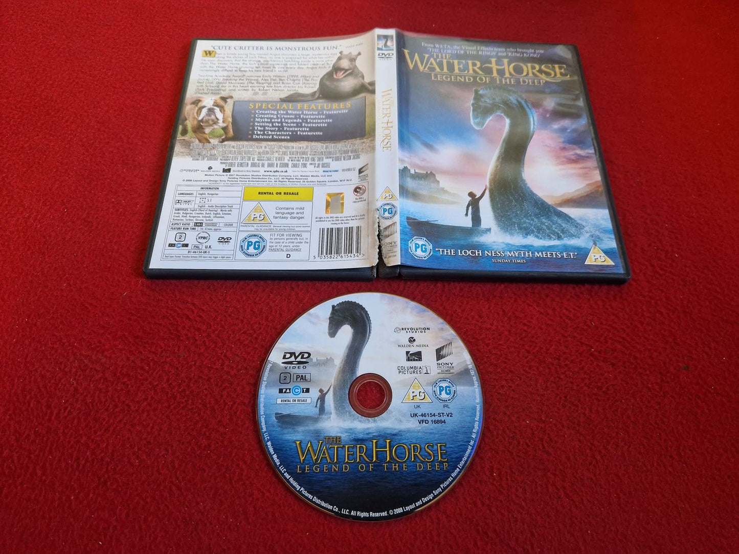 THE WATER HORSE DVD
