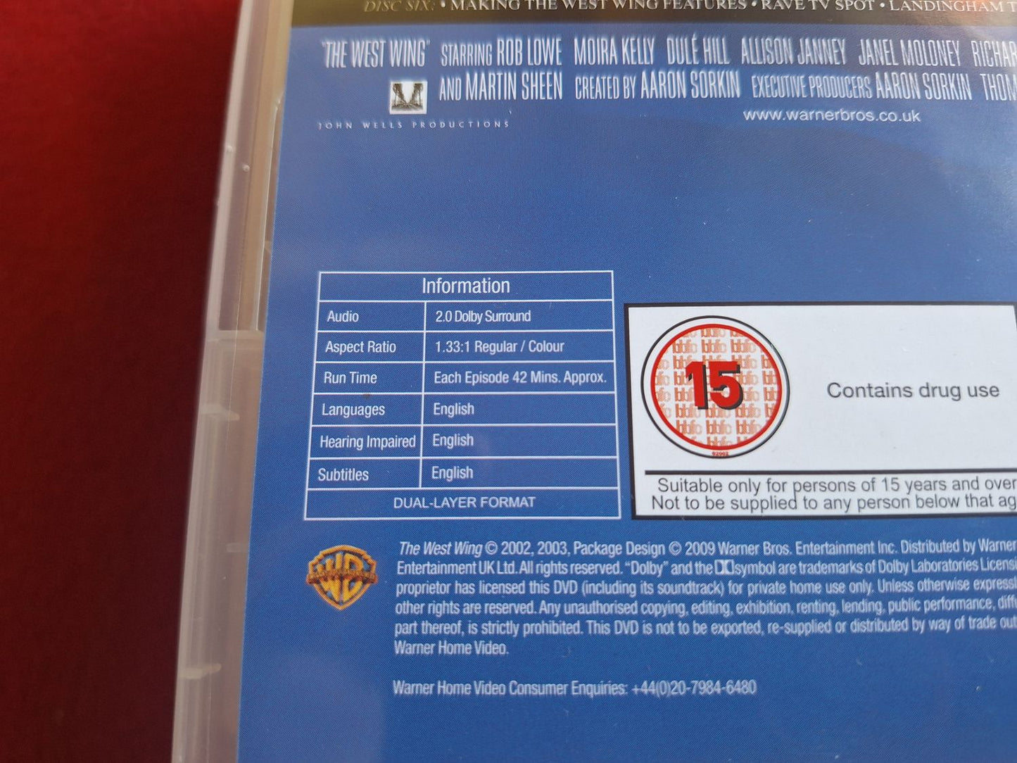 THE WEST WING THE COMPLETE SERIES COLLECTOR'S SET [FINT SKICK] BOX DVD