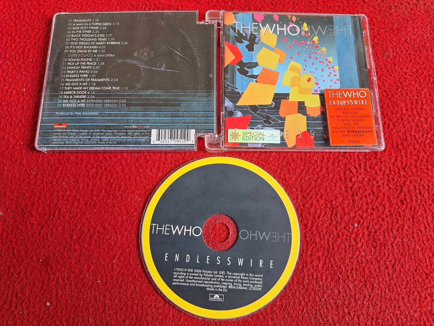 THE WHO ENDLESS WIRE CD
