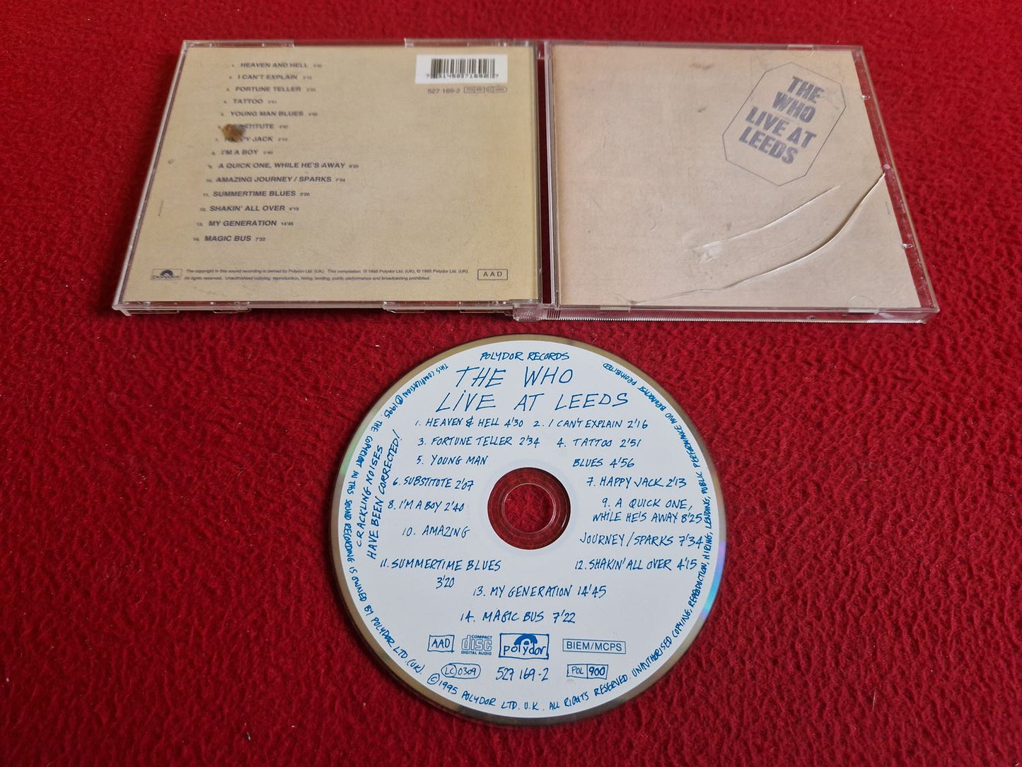 THE WHO LIVE AT LEEDS CD