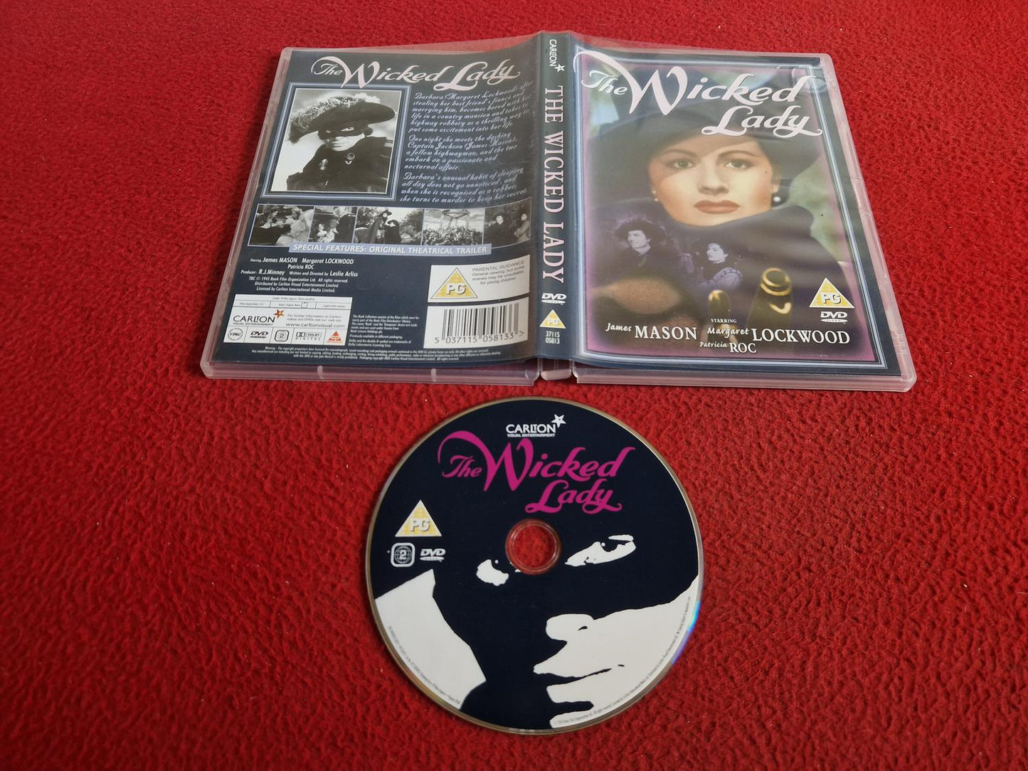 THE WICKED LADY DVD