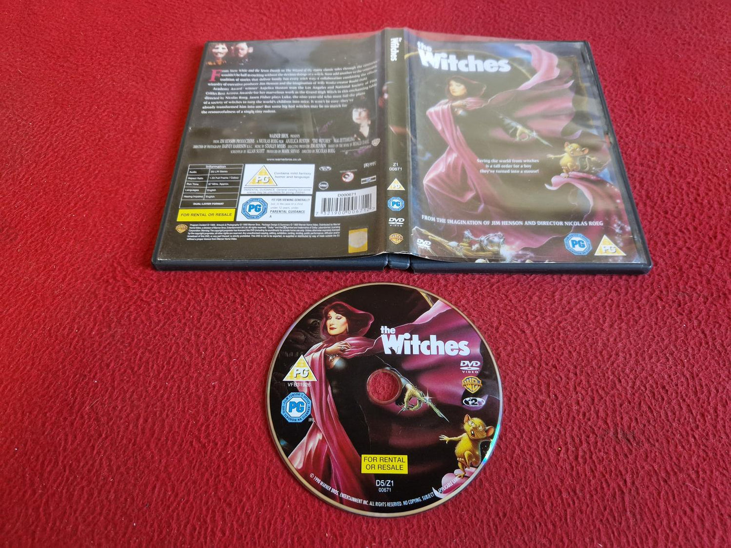 THE WITCHES DVD