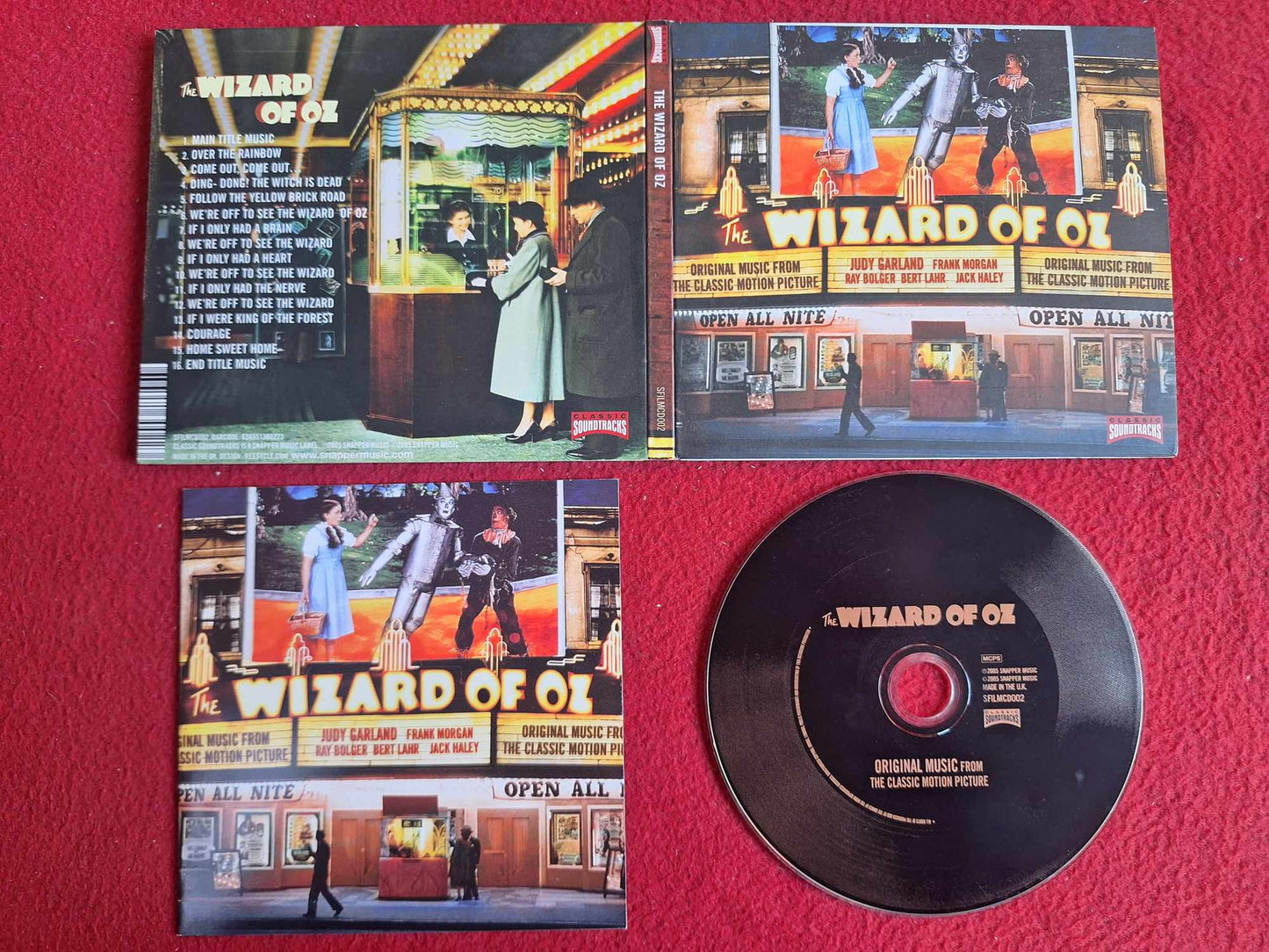 THE WIZARD OF OZ ORIGINAL MUSIC FROM THE MOTION PICTURE CD