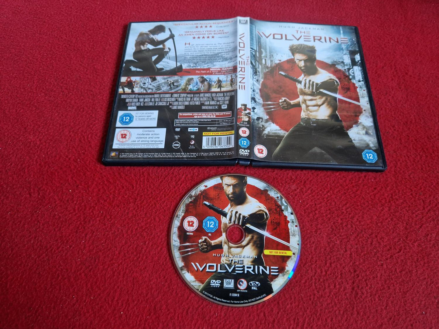 THE WOLVERINE DVD