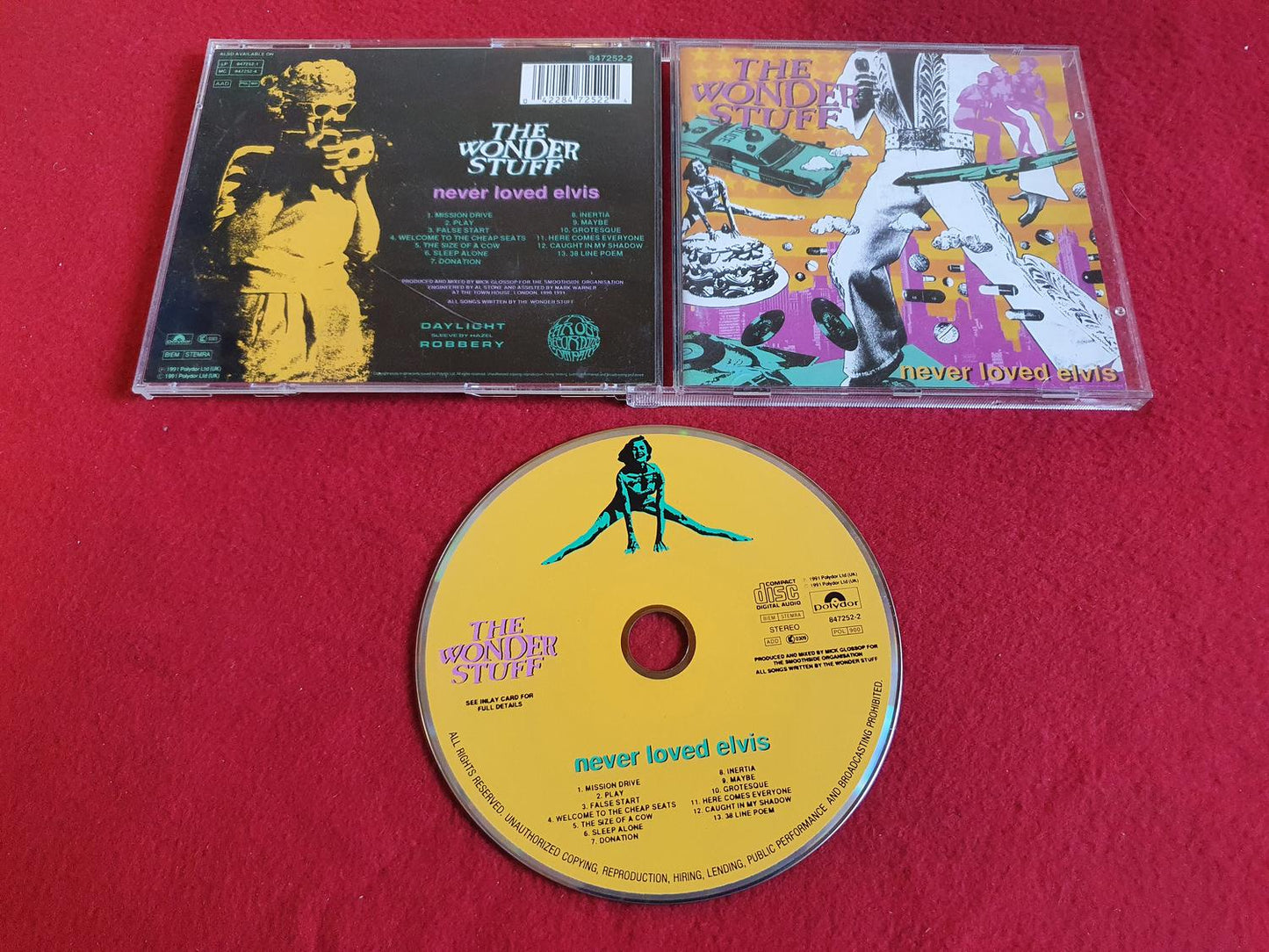 THE WONDER STUFF NEVER LOVED ELVIS till CD