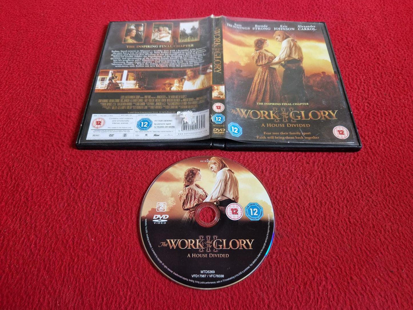 THE WORK AND THE GLORY III A HOUSE DIVIDED [ ENGELSK TEXT ] DVD