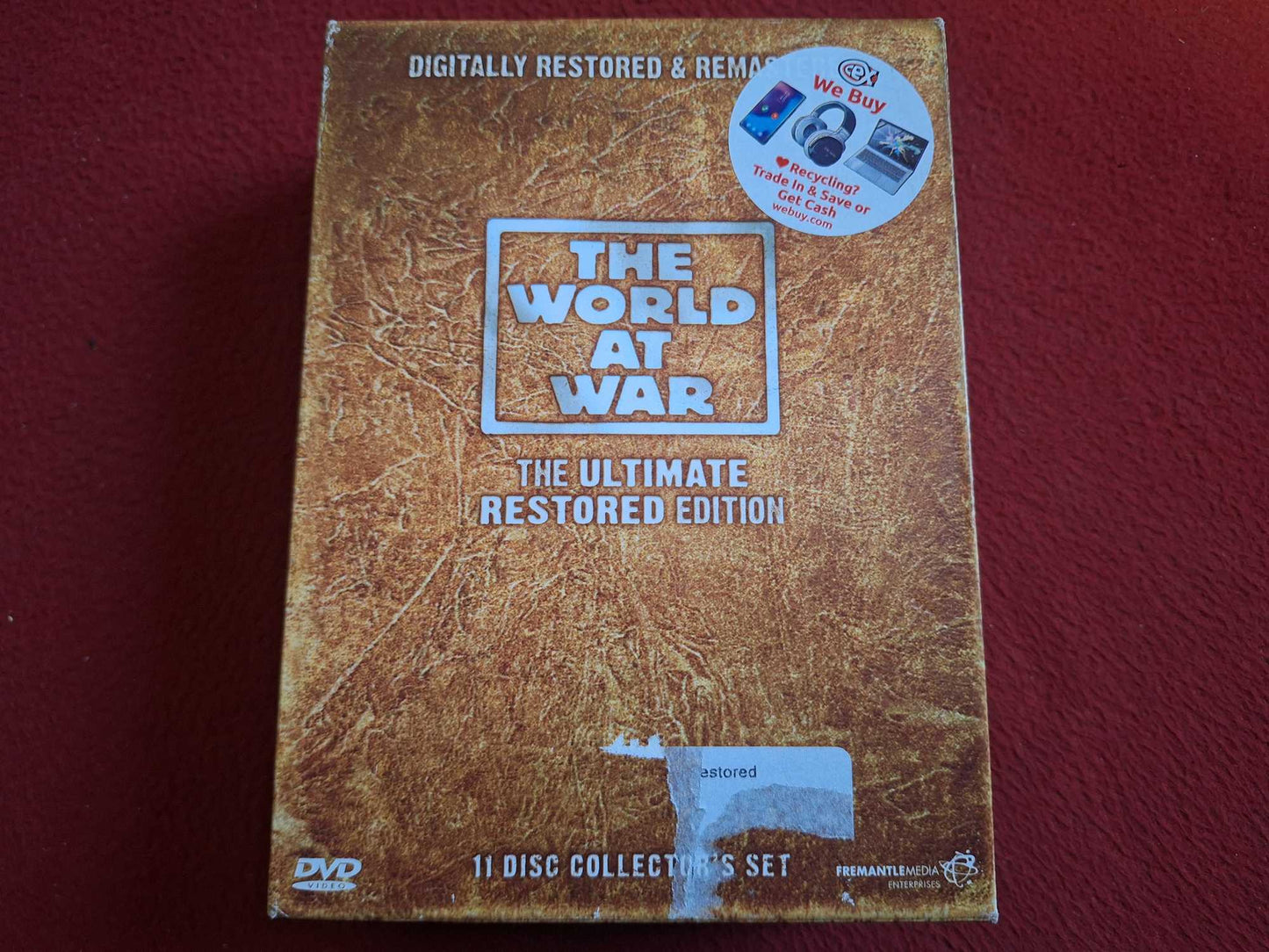 THE WORLD AT WAR THE ULTIMATE RESTORED EDITION BOX DVD