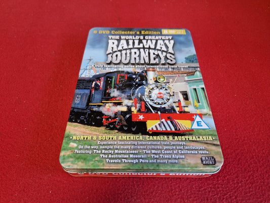 THE WORLD'S GREATEST RAILWAY JOURNEYS BOX till DVD