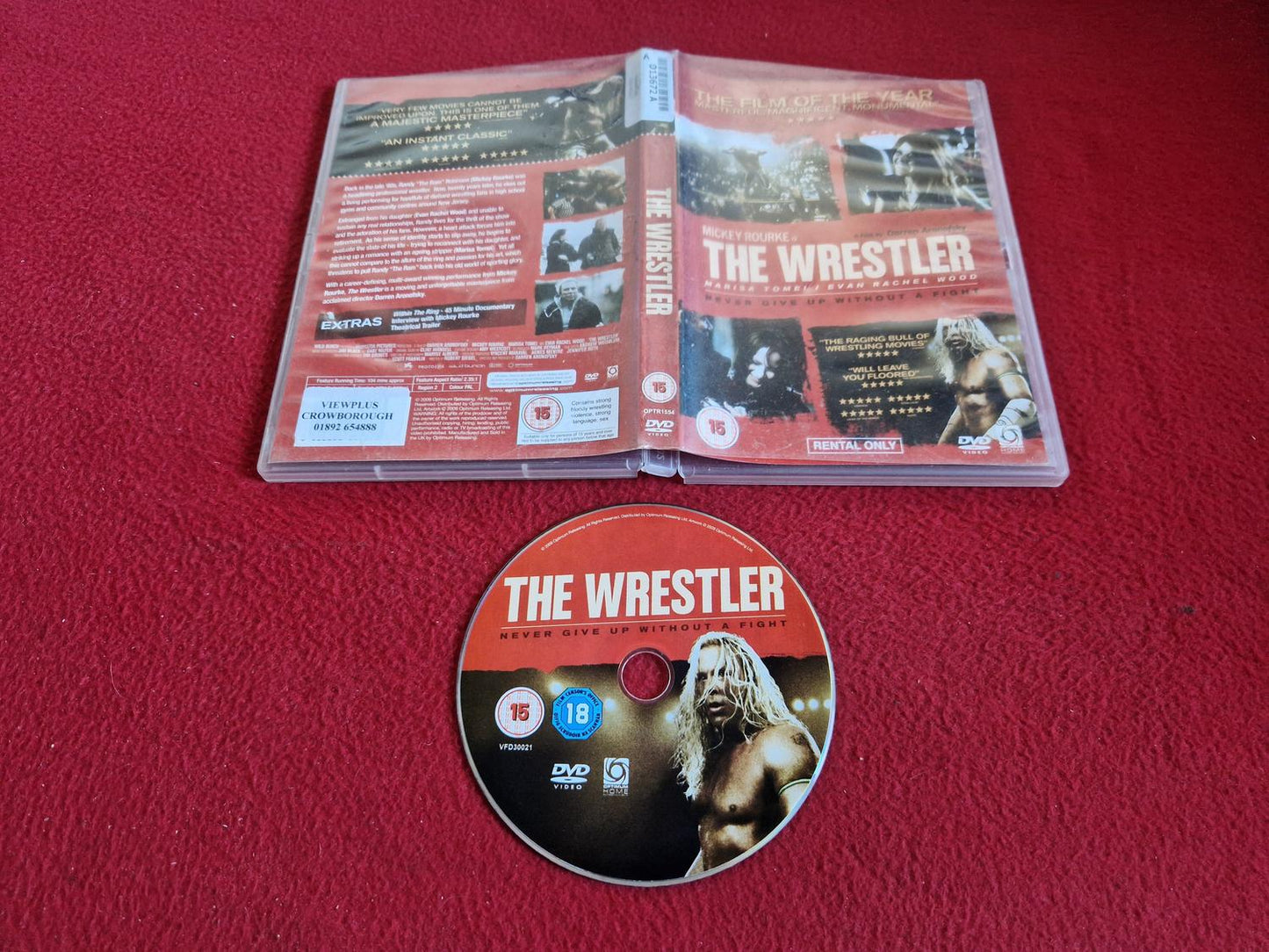 THE WRESTLER DVD