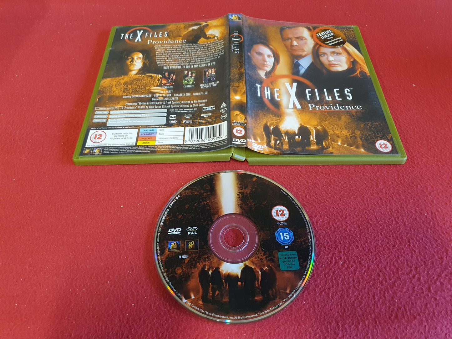 THE X-FILES PROVIDENCE till DVD