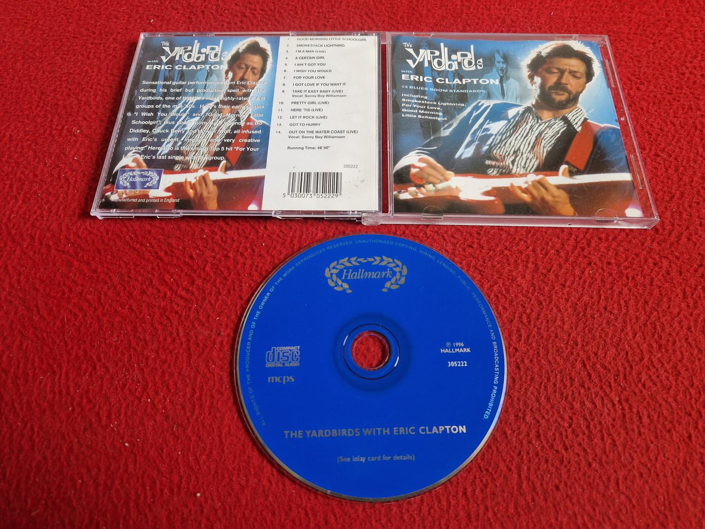 THE YARDBIRDS WITH ERIC CLAPTON 14 BLUES BOOM STANDARDS CD