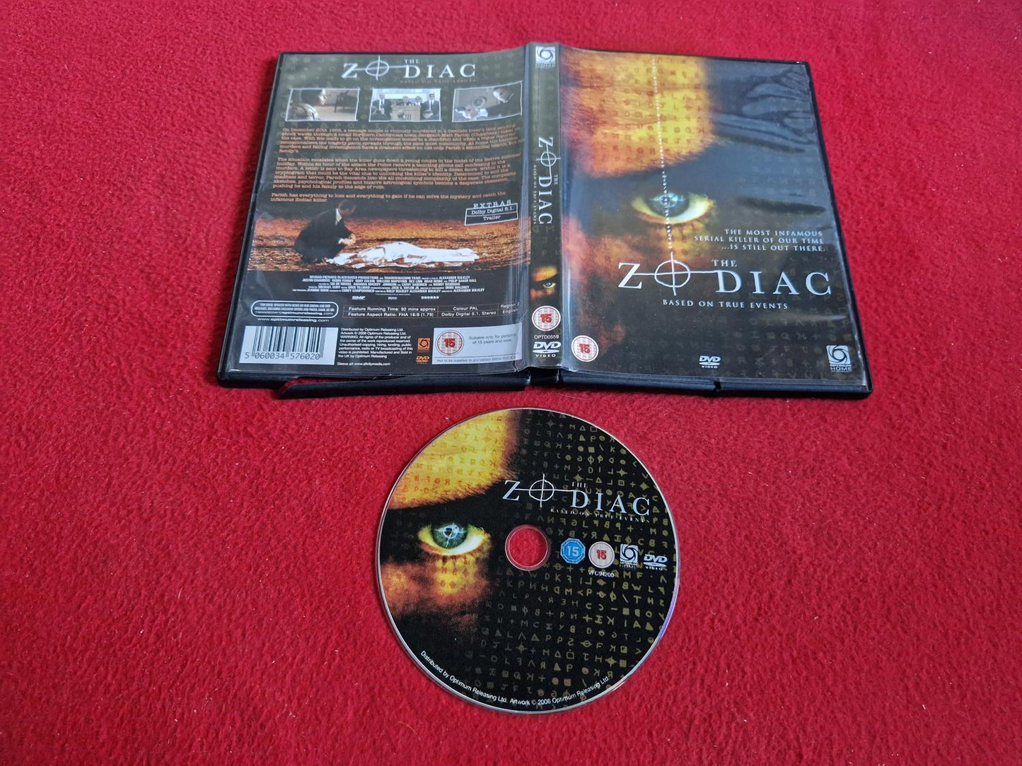 THE ZODIAC till DVD