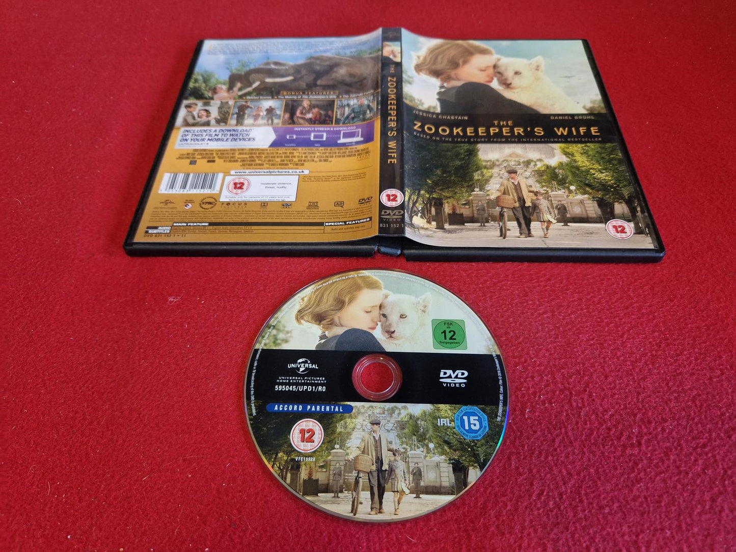 THE ZOOKEEPER'S WIFE till DVD