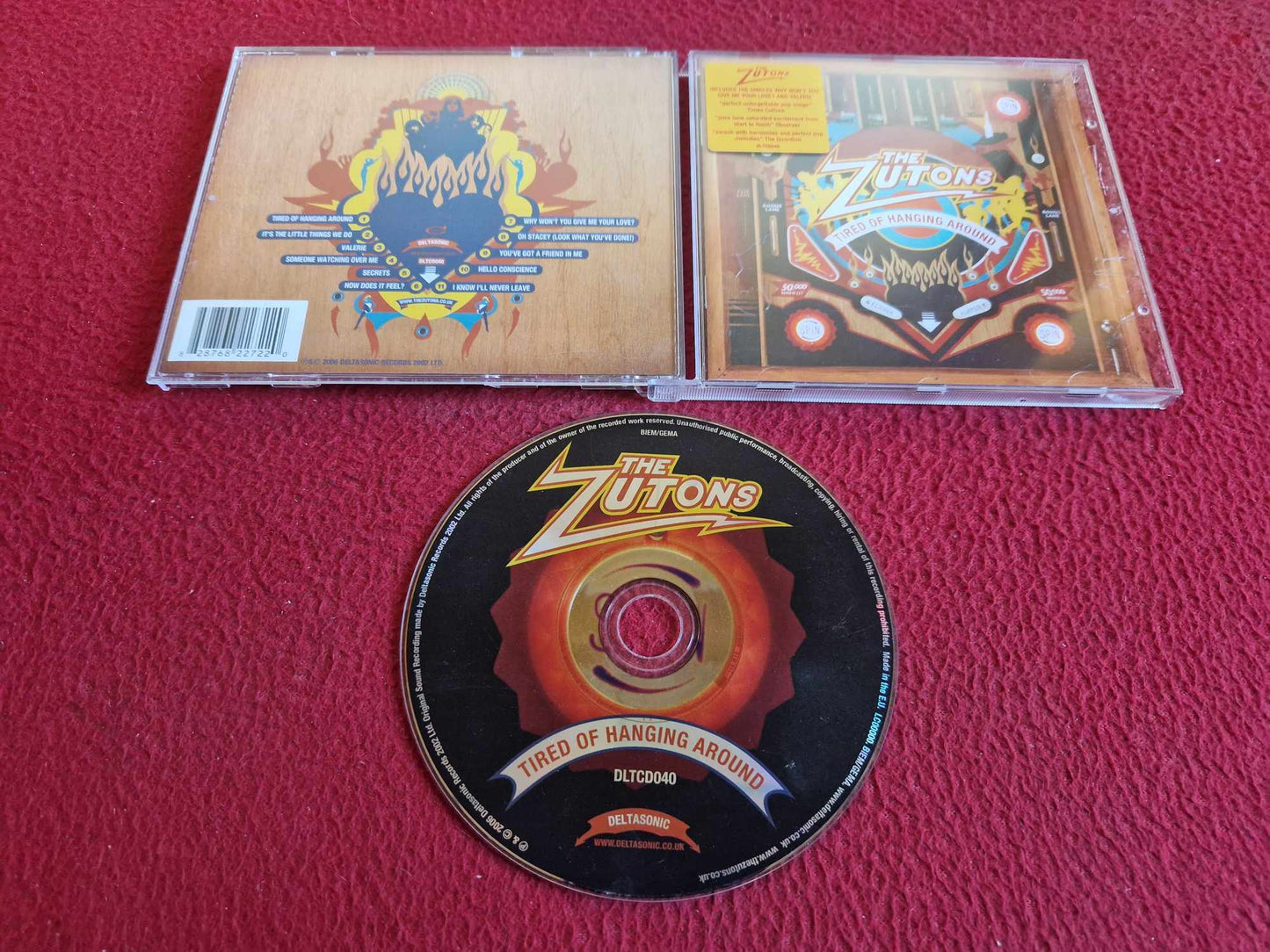 THE ZUTONS TIRED OF HANGING AROUND CD