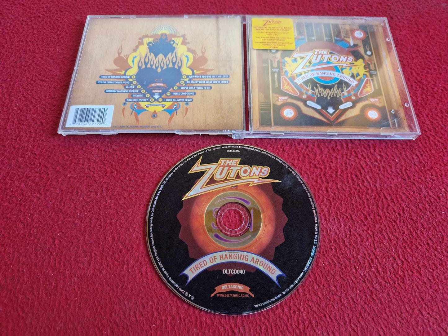 THE ZUTONS TIRED OF HANGING AROUND CD