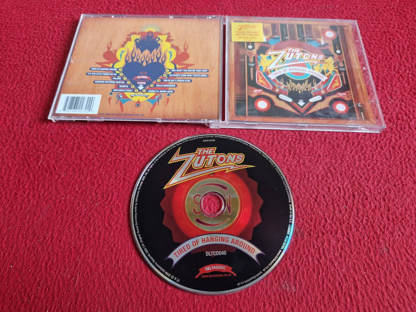 THE ZUTONS TIRED OF HANGING AROUND CD