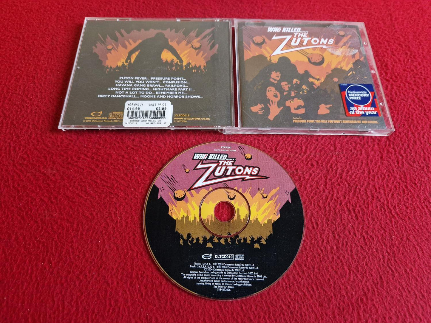THE ZUTONS WHO KILLED THE ZUTONS CD