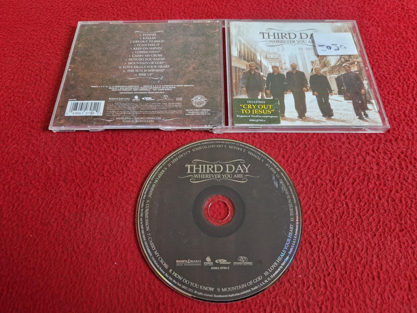 THIRD DAY WHEREVER YOU ARE CD