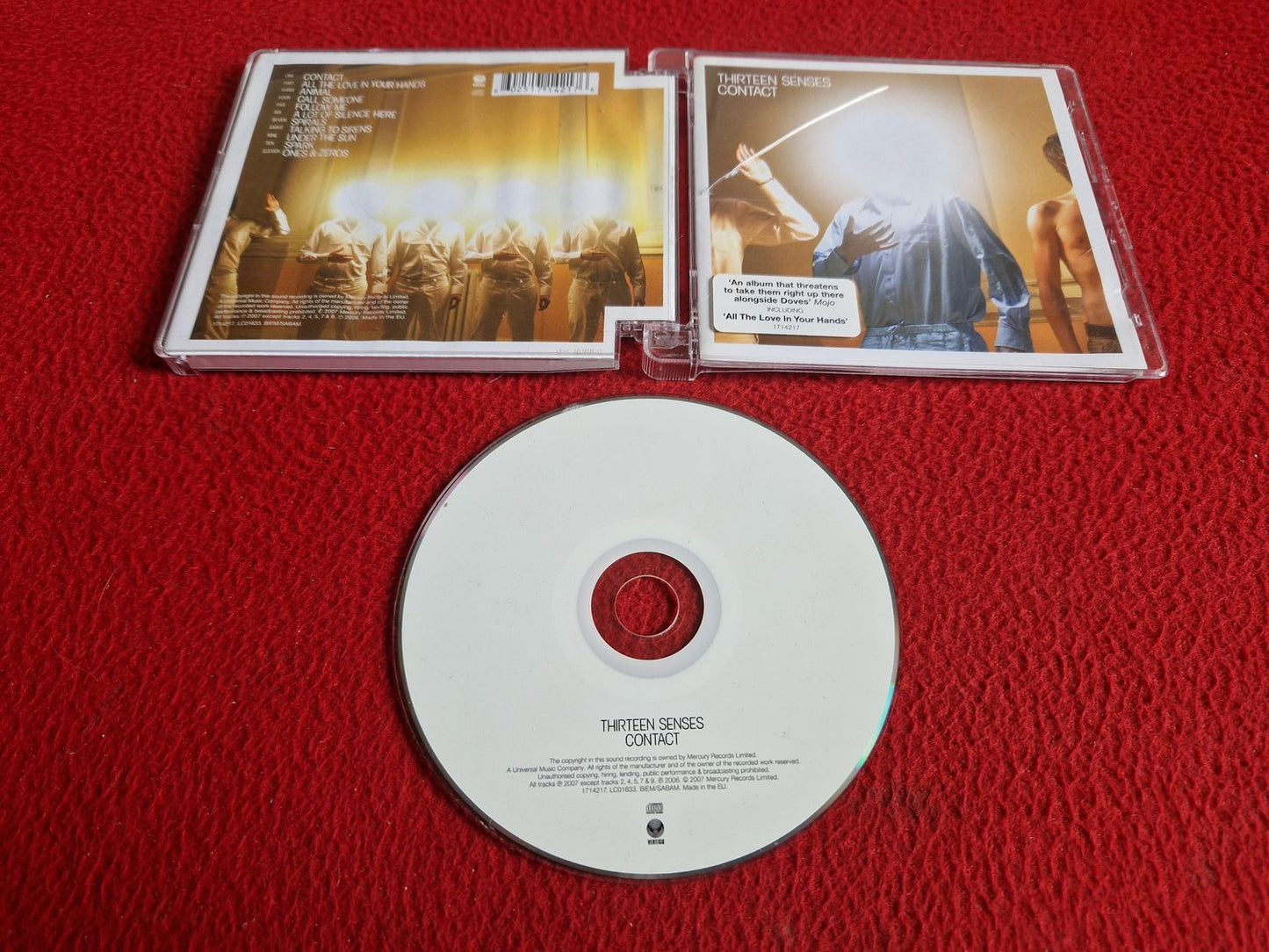 THIRTEEN SENSES CONTACT CD