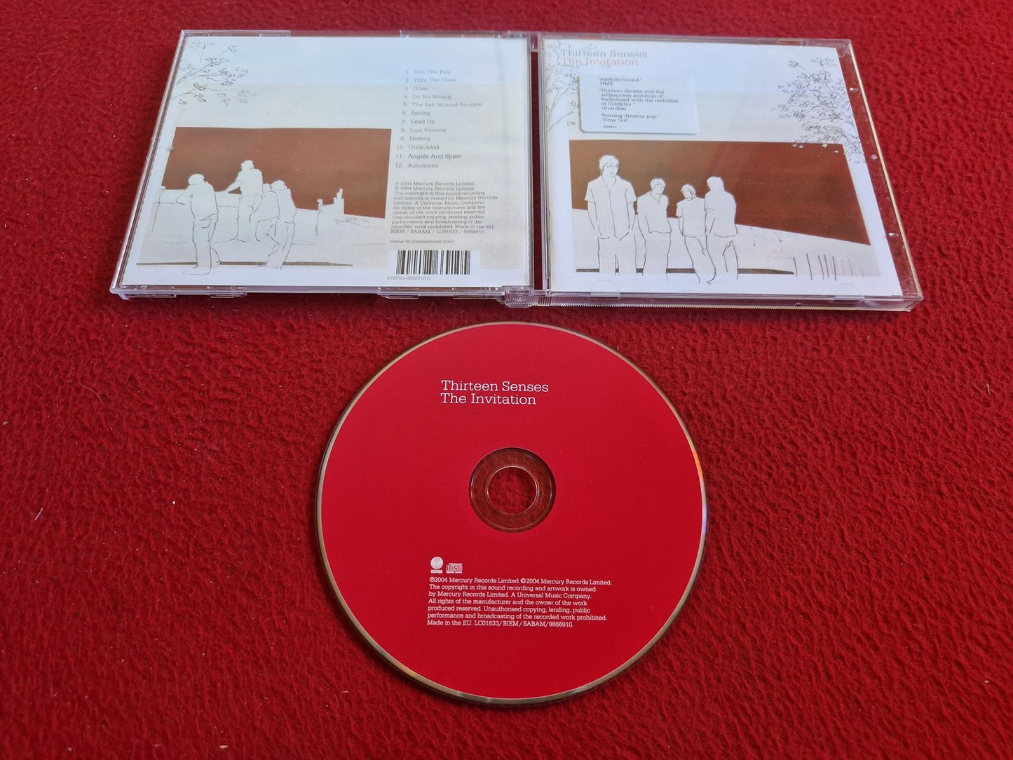THIRTEEN SENSES THE INVITATION CD