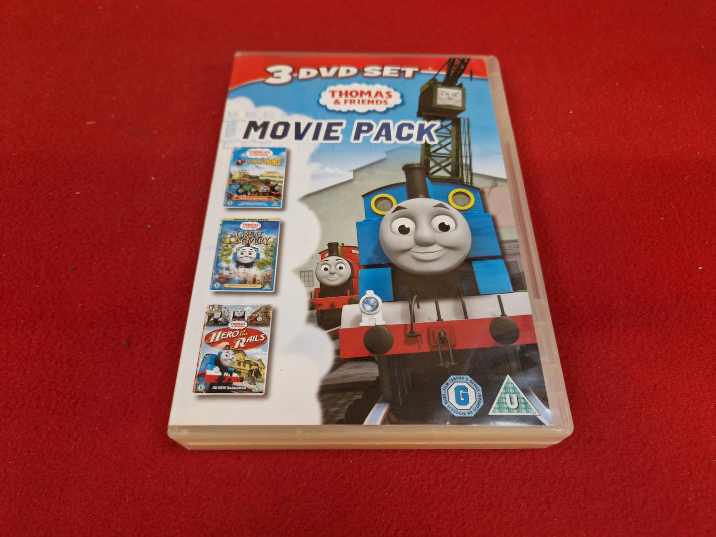 THOMAS & FRIENDS 3 MOVIE PACK BOX till DVD