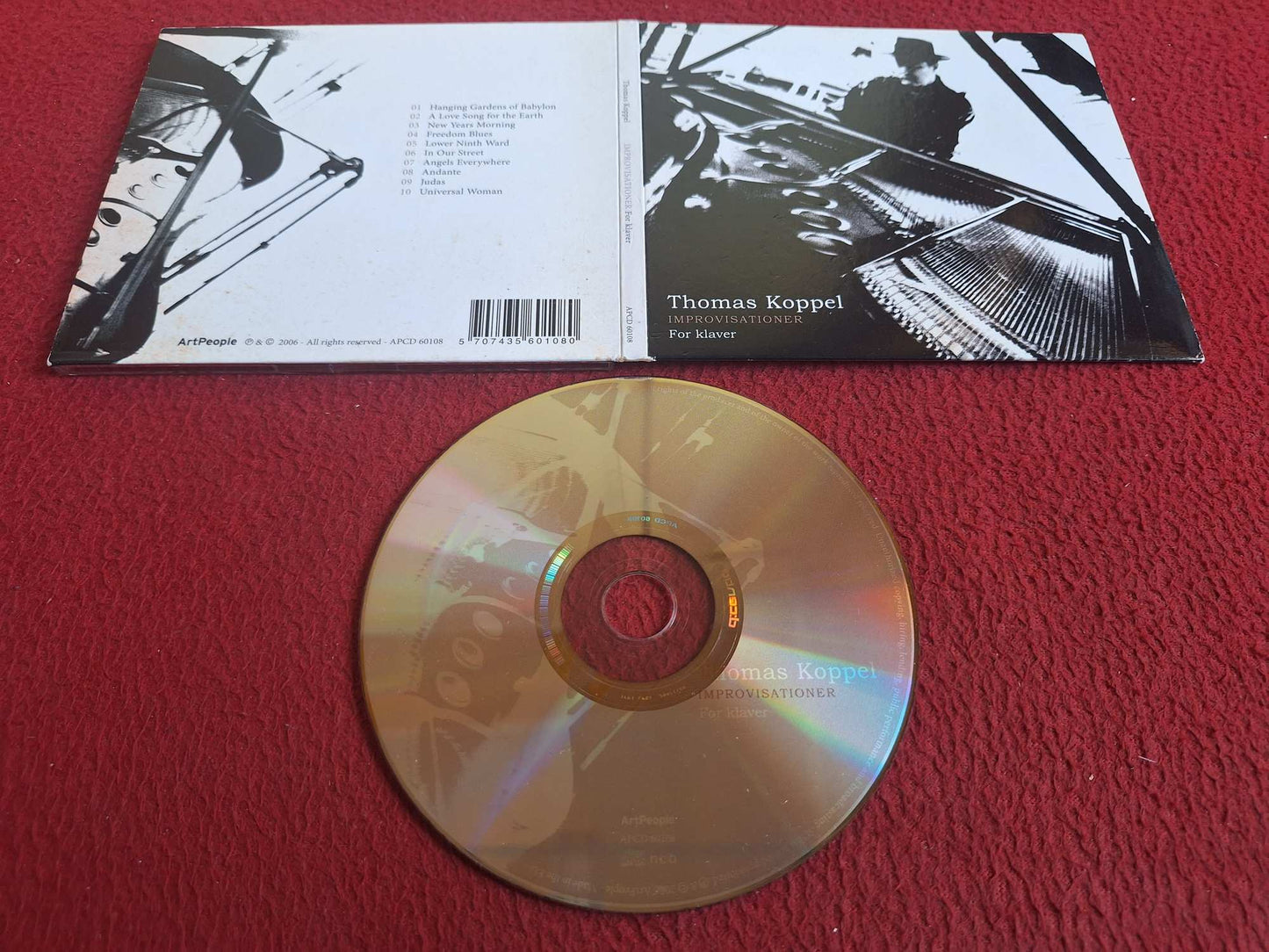 THOMAS KOPPEL IMPROVISATIONER FOR KLAVER CD