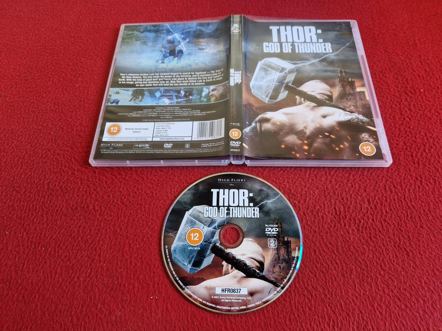 THOR GOD OF THUNDER DVD