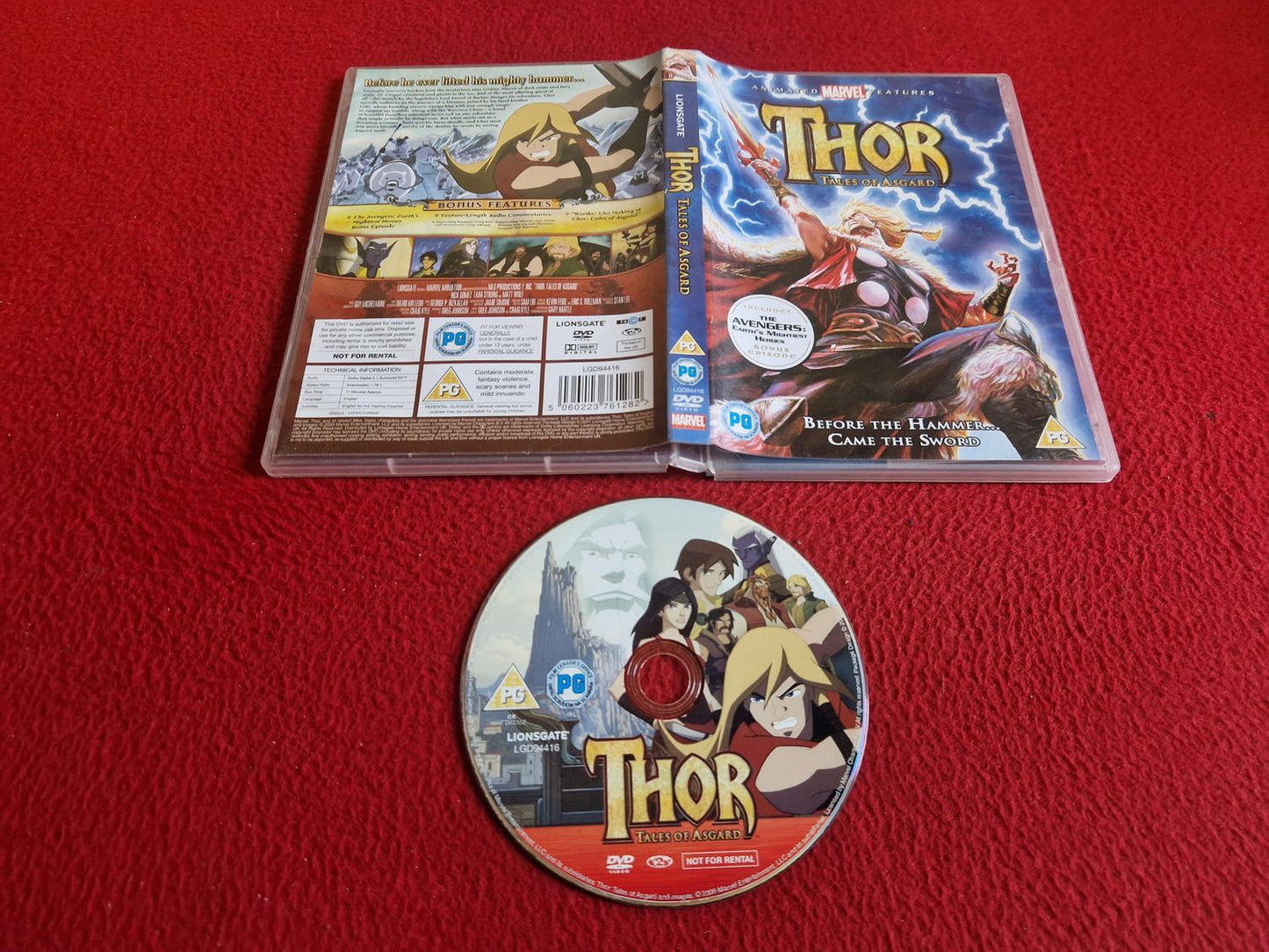 THOR TALES OF ASGARD DVD