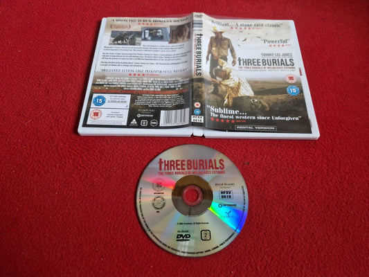 THREE BURIALS DVD