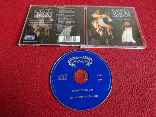 THREE TENORS LIVE - INCLUDES NESSUN DORMA CD