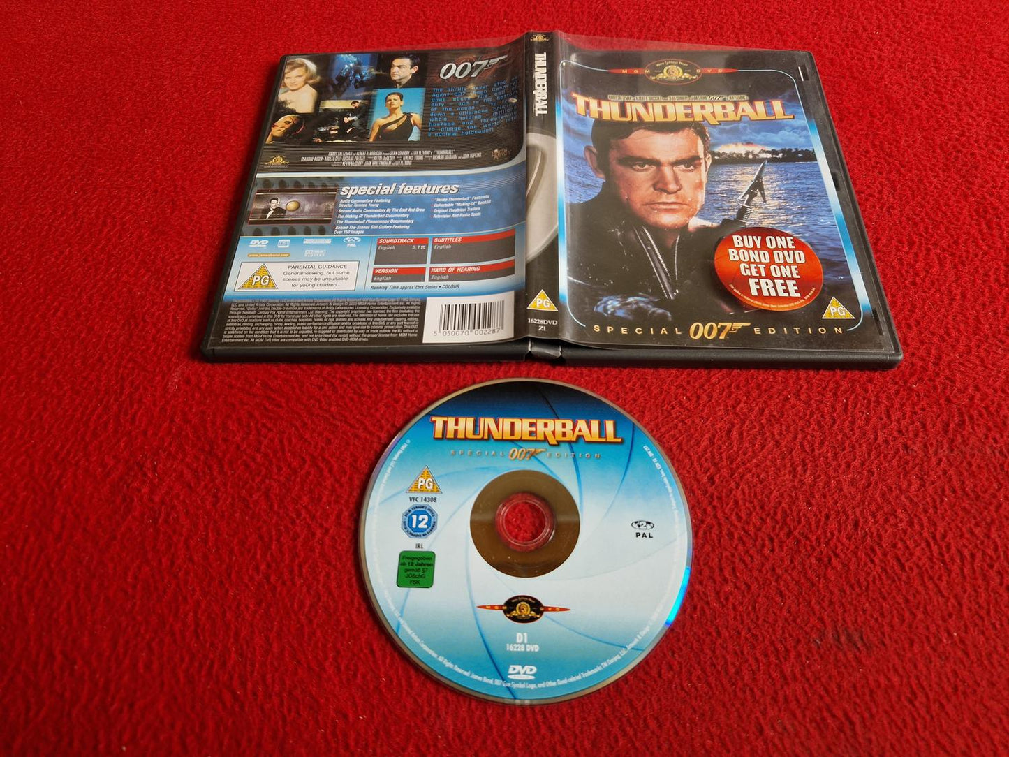 THUNDERBALL SPECIAL 007 EDITION DVD