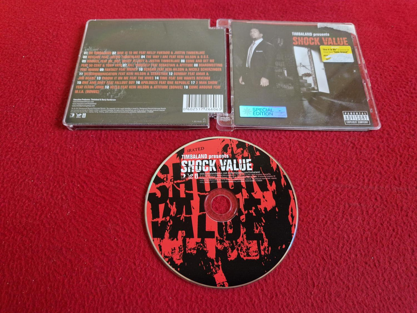 TIMBALAND PRESENTS SHOCK VALUE SPECIAL EDITION CD