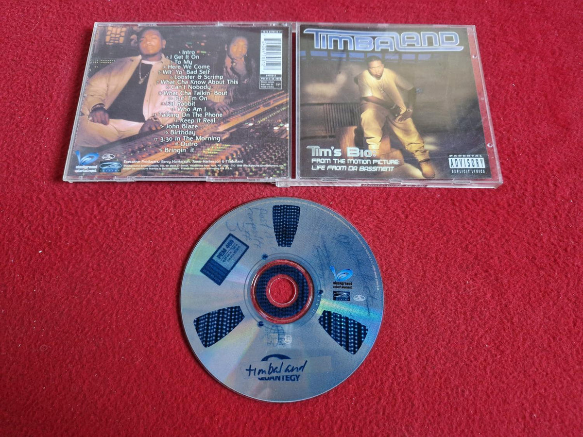 TIMBALAND TIM'S BIO FROM THE MOTION PICTURE LIFE FROM DA BASSMENT till CD