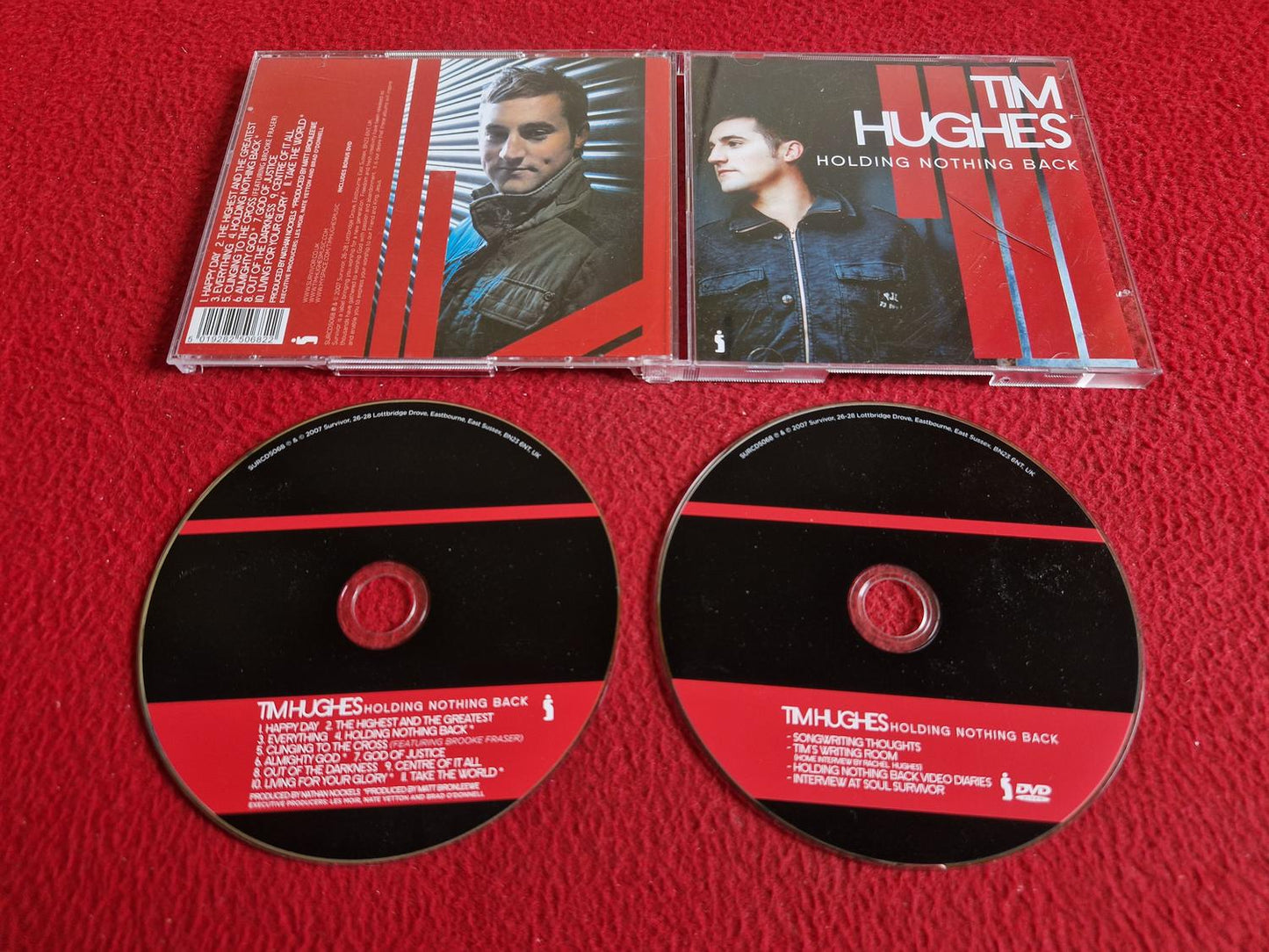 TIM HUGHES HOLDING NOTHING BACK CD