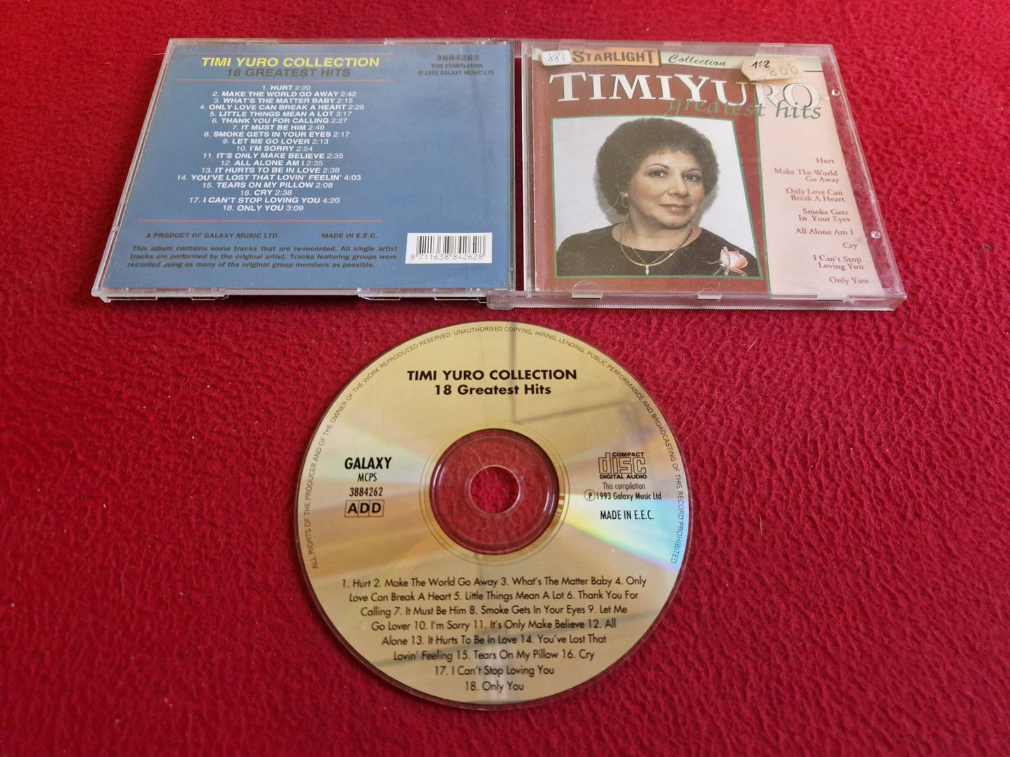 TIMI YURO COLLECTION 18 GREATEST HITS CD