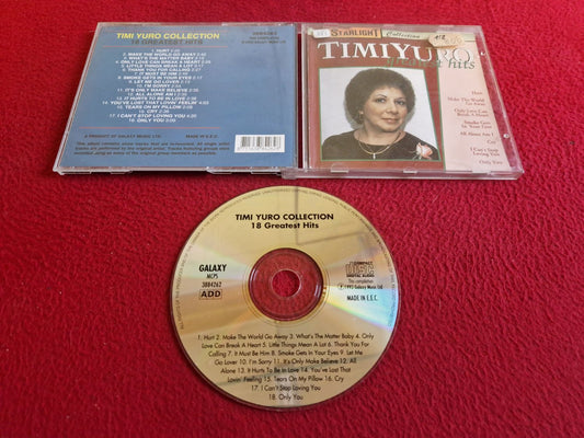 TIMI YURO COLLECTION 18 GREATEST HITS CD