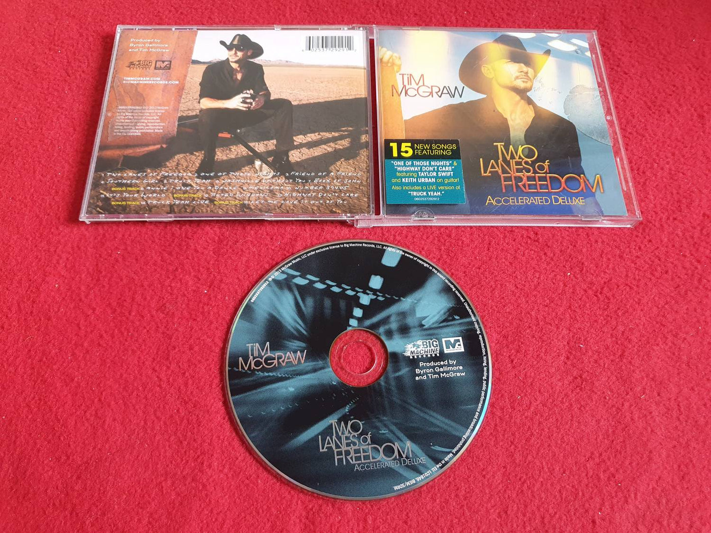 TIM MCGRAW TWO LANES OF FREEDOM ACCELERATED DELUXE till CD