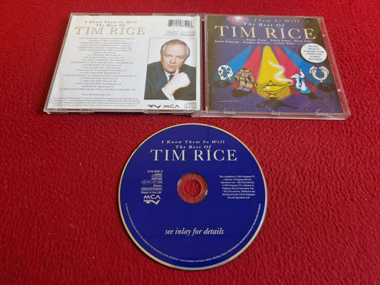 TIM RICE I KNOW THEM SO WELL THE BEST OF CD