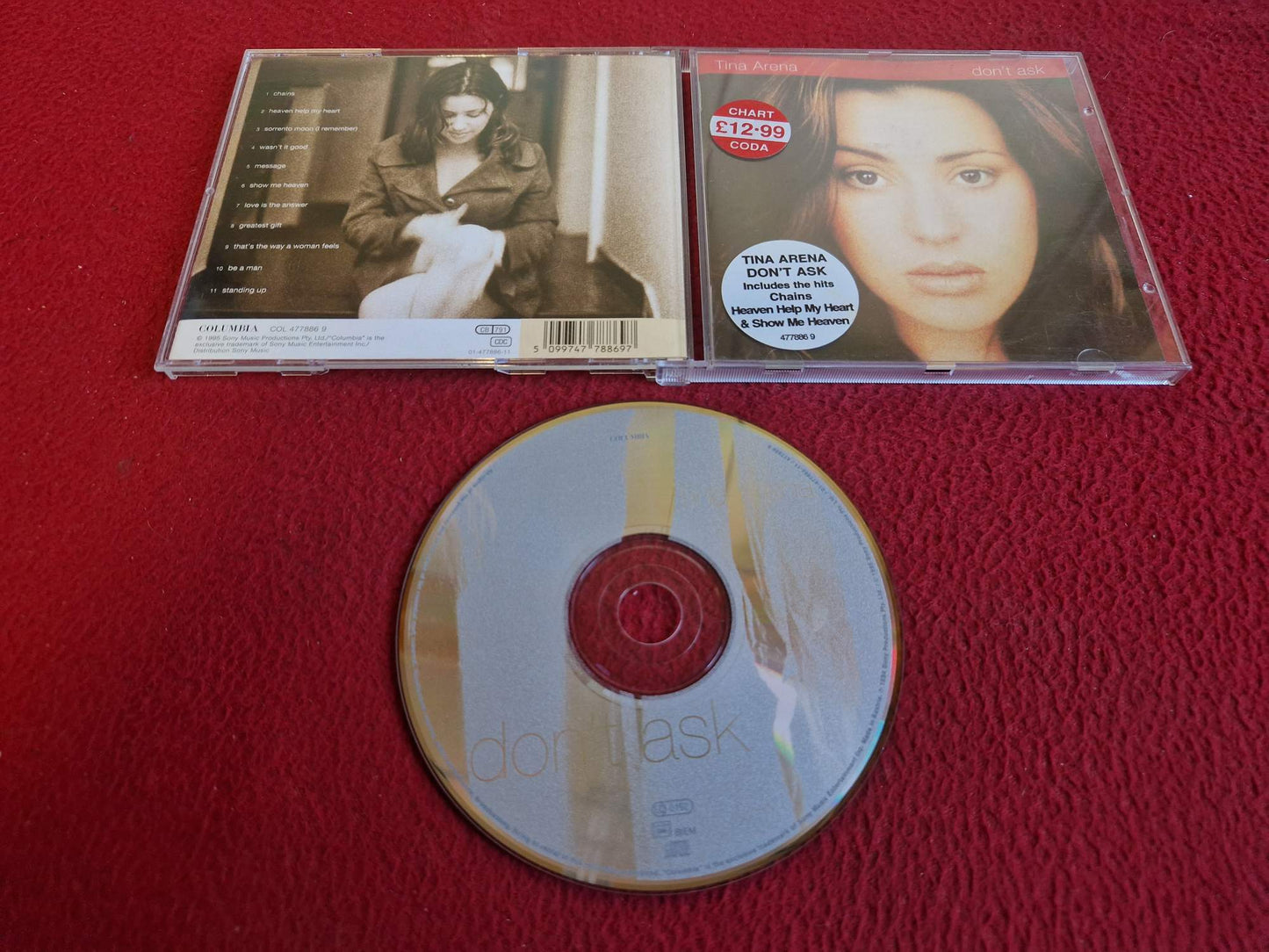 TINA ARENA DON'T ASK CD