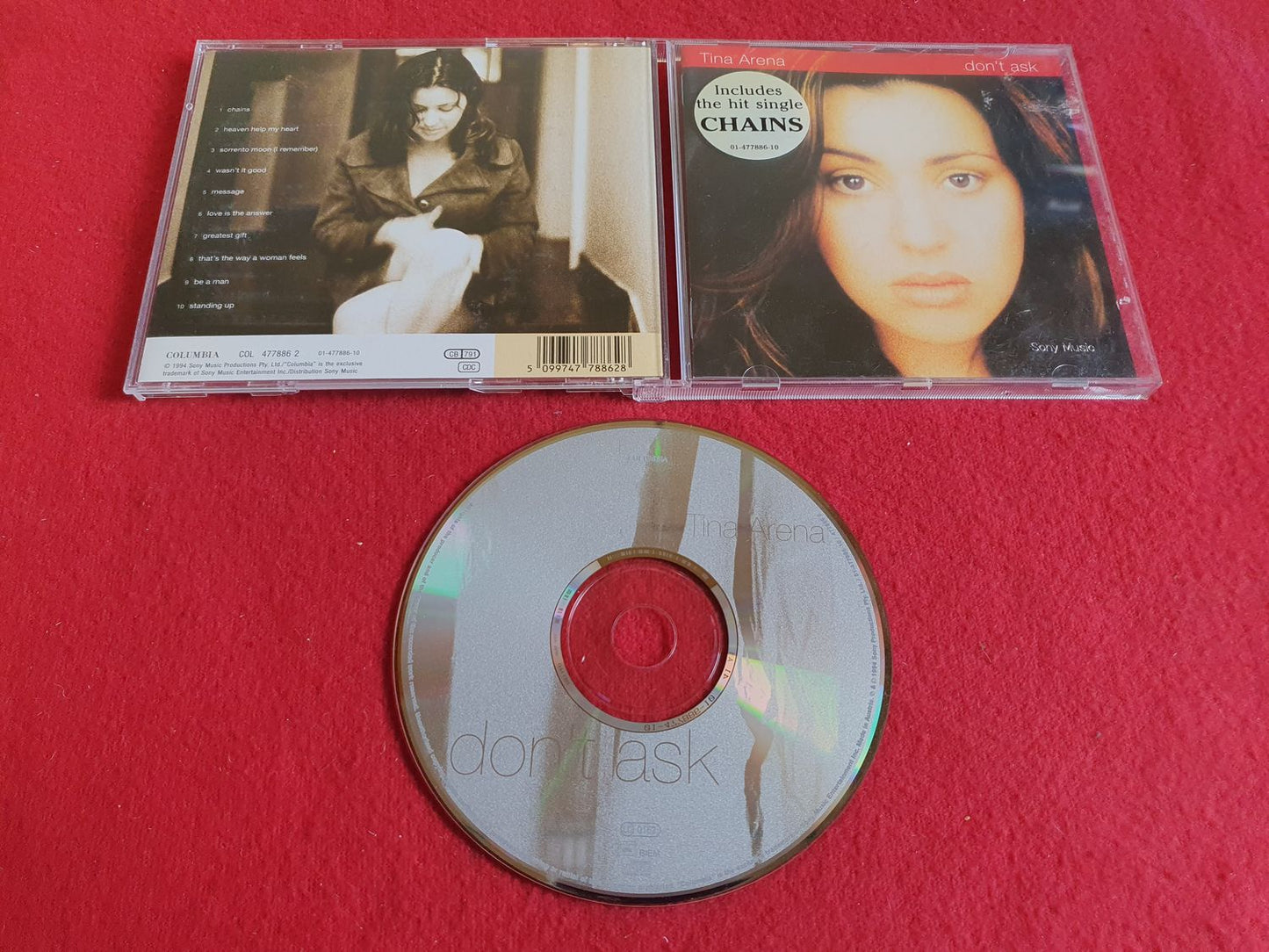 TINA ARENA DON'T ASK till CD